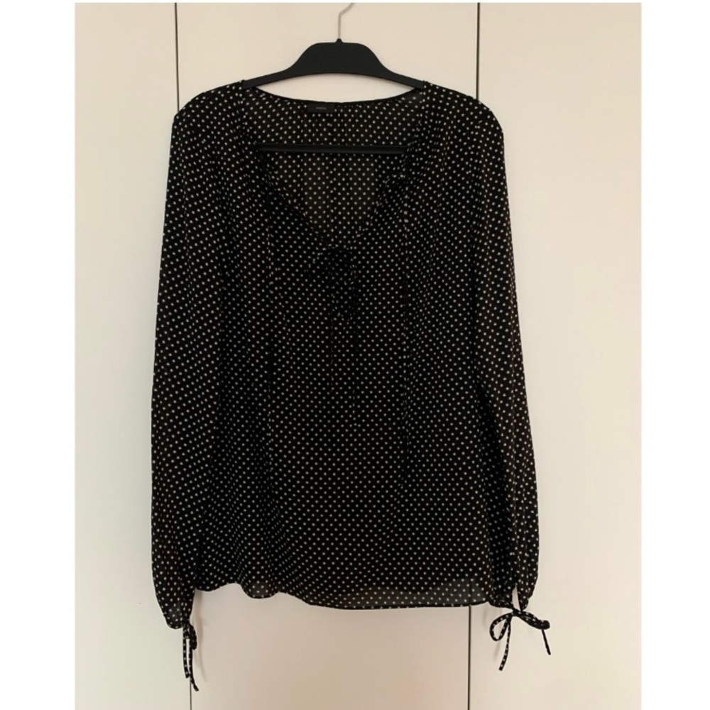 Joseph star-print silk blouse